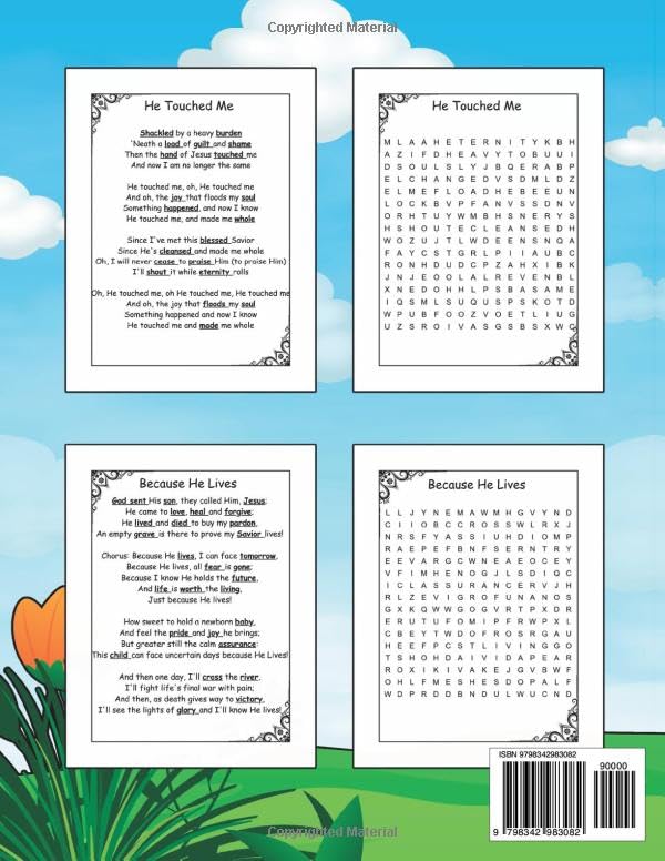 Glorious Hymns Large Print Word Search: An inspirational and enjoyable activity with beloved hymns and uplifting puzzles for all those who love Christian music!