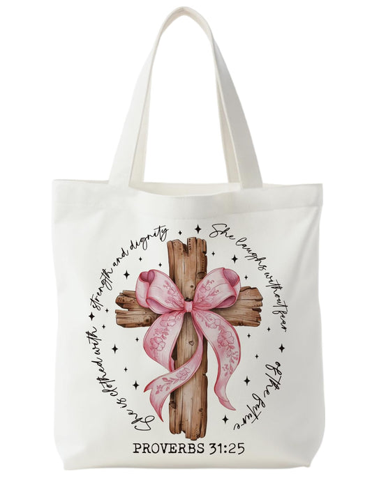 Bible Bags for Women, Christian Tote Bag, Gifts for Christian Women - color: Proverbs 31