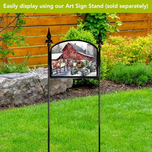 Briarwood Lane Art Sign 8.25x10.25 Christmas on the Farm - color: Christmas Farm