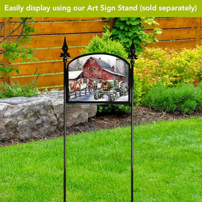 Briarwood Lane Art Sign 8.25x10.25 Christmas on the Farm - color: Christmas Farm