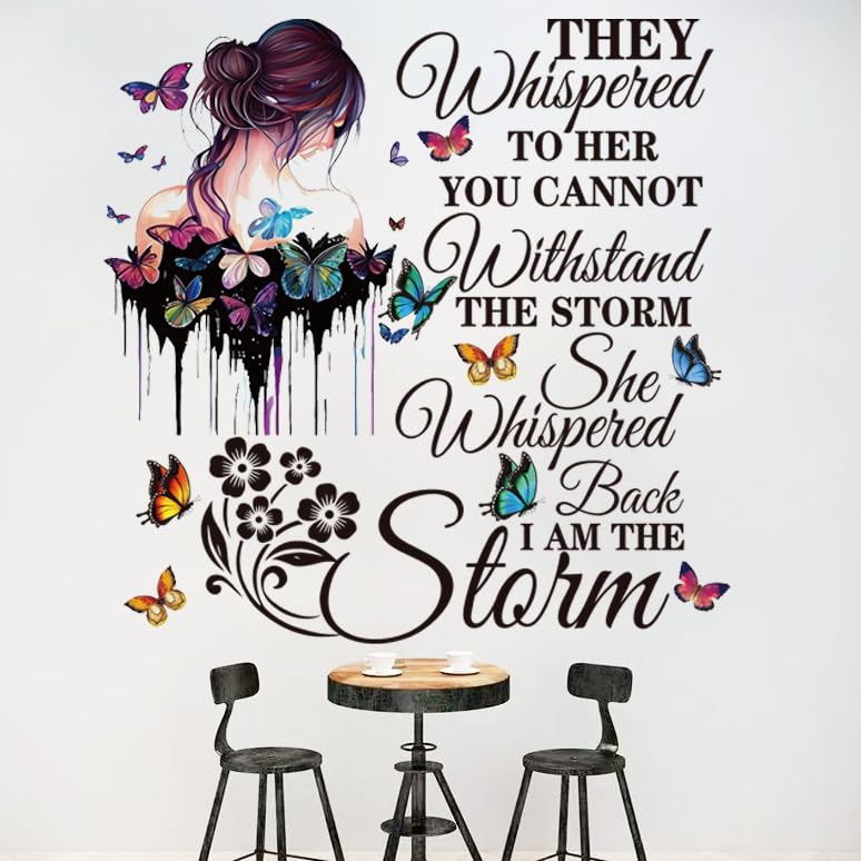 Vinyl Wall Decals Inspirational Quotes Wall Decals Peel and Stick Vinyl Motivational Wall Stickers Positive Lettering Wall Sticker for Living Room Bedroom - color: Inspirational 2