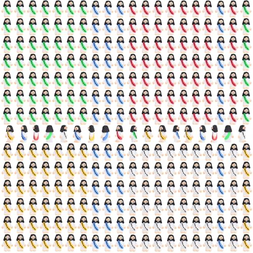 nedeqi 310 PCS Little Jesus Figures, Mini Jesus Figurines in Bulk, Tiny Pocket Rubber Jesus Love You Figure for Religious Party Favors, Baptism Gift, Easter Egg Stuffers (310)