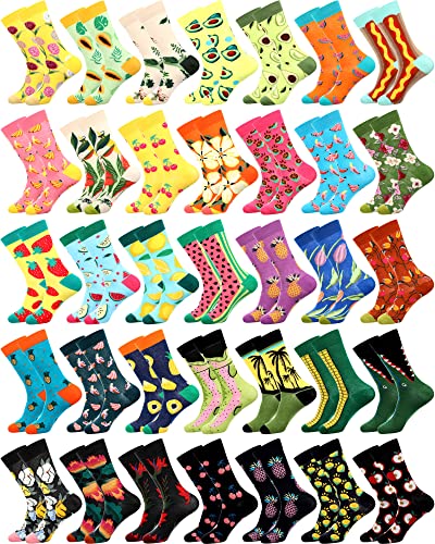 Vabean 36 Funny Men's Socks - color: Nature Pattern