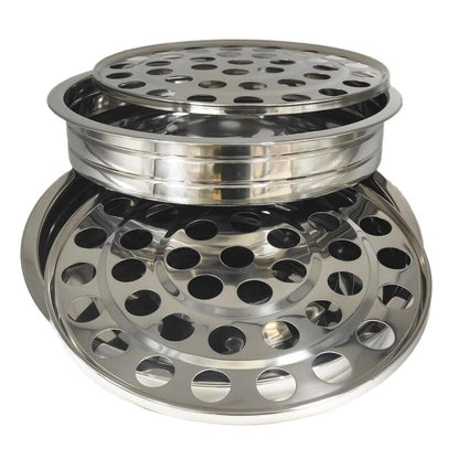 2 Pcs Communion Cup Trays for Church Service,2 Stackable Communion Serving Trays,Church Communion Trays Serving Ware Sets W/ 160pcs Disposable Cups