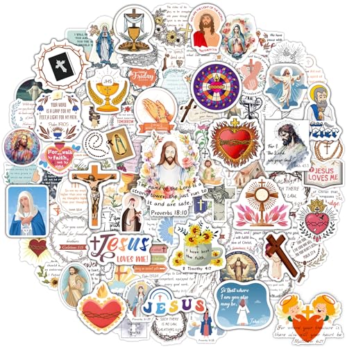 200PCS Catholic Stickers for Kids, Religious Stickers