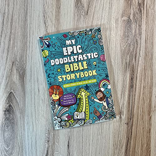 My Epic, Doodletastic Bible Storybook: 60 Bible Stories to Read, Color, and Draw