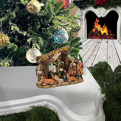 Kurt Adler Nativity Set with 11 Figures and Stable