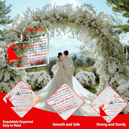 Newly Wed Gifts for The Couple 2026 Marriage Prayer Gifts Acrylic Decor