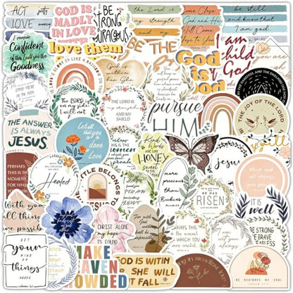 STEFORD Christian Bible Verse Stickers, 200 Pcs