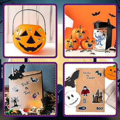 LINAYE Halloween Stickers for Kids 24 Sheets 1260PCS Stickers Bulk - style: Halloween 24 Sheets