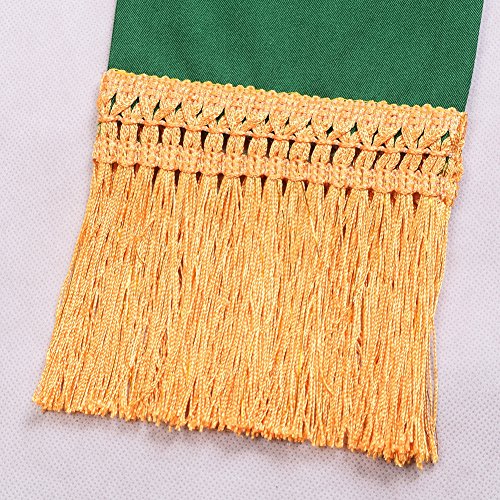 BLESSUME Green Stole Chasuble Clergy Pastor Embroidery Stole
