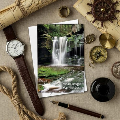 NIV Elakala Falls Encouragement Card, 1 Count - color: Elakala Falls