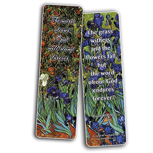 NewEights Wonderful Magnificent God Bible Verses Bookmarks (12 Pack) - color: Wonderful Magnificent God Bible Verses (12-pack)