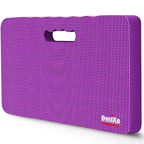 Comfy Extra Large Thick Waterproof Gardening Kneeling Pad Foam Kneeler Mat Garden Knee Pad Cushion for Gardening Planting Yard Work Prayer Yoga Mechanic Workout Baby Bath - color: Purple, size: 2 Pack