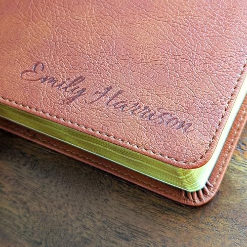 Personalized NASB Large Print Bible | Custom Engraved Name | New American Standard 2020 | Personal Size Reference Bible | Christian Gift