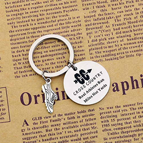 AKTAP Marathon Runners Gifts Cross Country Jewelry Fitness Exercise Gift - color: Cr-ss Cou-try K