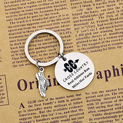 AKTAP Marathon Runners Gifts Cross Country Jewelry Fitness Exercise Gift - color: Cr-ss Cou-try K