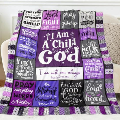 Christian Gifts for Women, Christian Birthday Gifts Throw Blanket 60"x50"