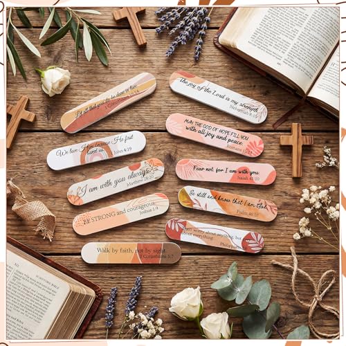 50 Pack Christian Nail Files Gifts Christian Boho Mini Emery Boards - style: Boho Bible