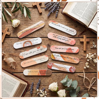50 Pack Christian Nail Files Gifts Christian Boho Mini Emery Boards - style: Boho Bible
