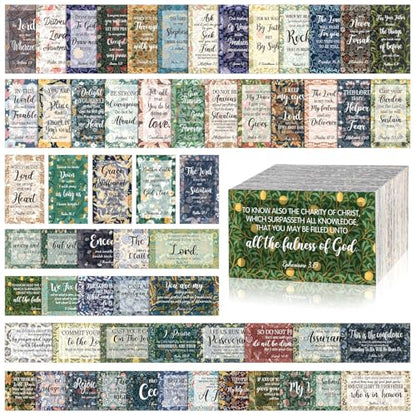 Estune 240 Pcs Bible Verse Cards bulk with Full Scripture, Elegant Style - style: Elegant Style