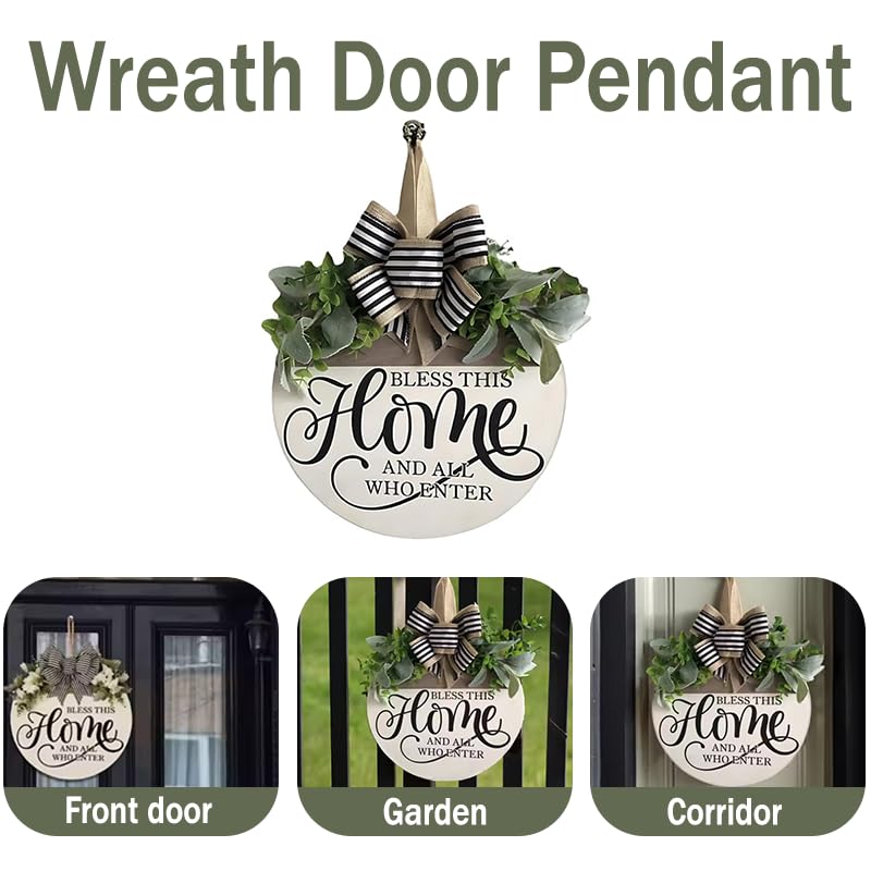 Spring Summer Decorations Wreath Welcome Home Sign for Front Home Door Decorations Outside All Seasons