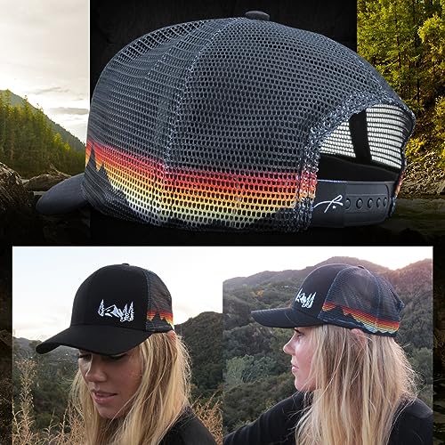 Grace Folly Trucker Hat for Men or Women- Many Cool Designs - color: Black,red,yellow