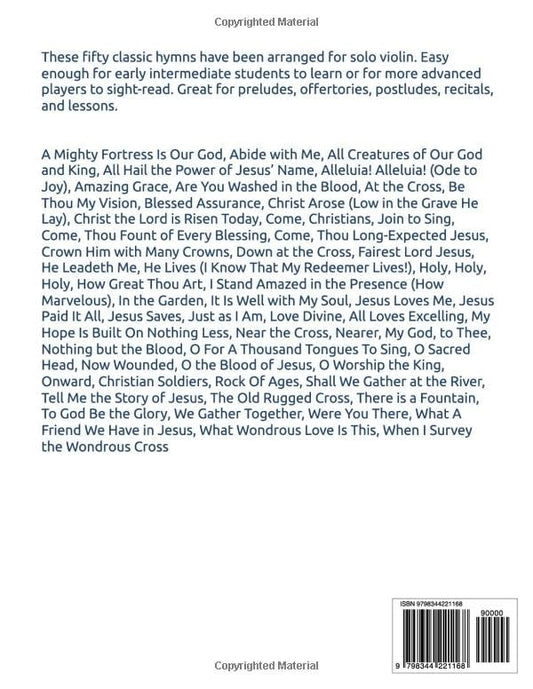 50 Greatest Hymns for Solo Violin