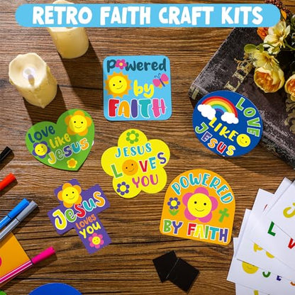 36 Sets Christian Crafts for Kids, VBS Sunday School Craft Kits