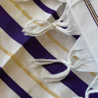 tallit lady Purple prayer shawl Christian woman jewish cloth scarf (72 * 22inchi)