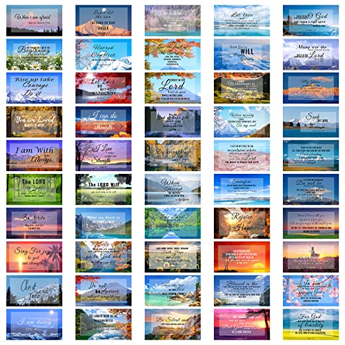 200Pcs Prayer Cards Bible Verse Cards Bulk Scripture Card with Bible Verses - size: 50 Styles 200Pcs