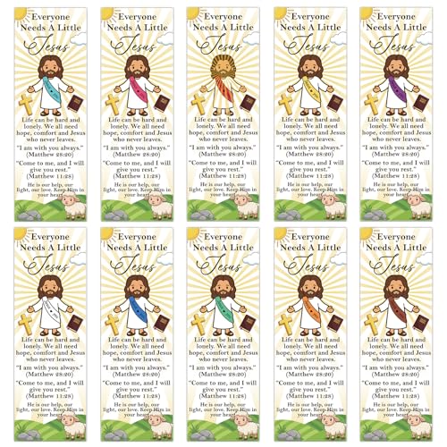 Jesus Loves You Figures Bookmarks - Cosmisun 200 Pcs Christian Religious Bookmark Paper Bible Verse Book Marks Page Marker Gifts for Women Men Sunday School Church Book Lovers Reading Party Rewards - color: Jesus Loves You