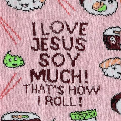 Kerusso Adult Socks, Christian Fun Socks, Novelty Socks, Cotton Blend Sock, One Size Fits Most - color: Pink/Orange