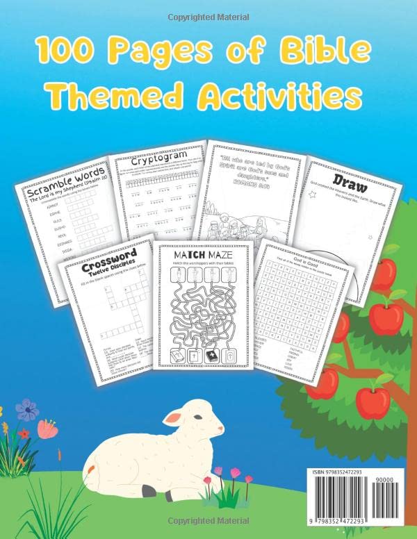 Jumbo Bible Activity and Coloring Book: 100 Christian activities and puzzles for kids