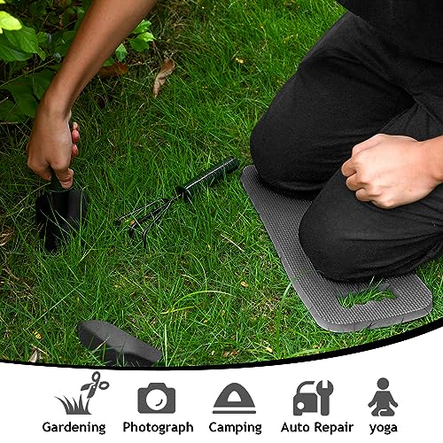 Riakrum 20 Pcs Garden Kneeling Pad Garden Knee Pad Thick Foam Knee Mat Waterproof Cushion for Kneeling Multi Functional and Church Kneeler for Praying, Baby Bath, Yoga, 15.4 x 6.7 Inch (Gray) - color: Gray