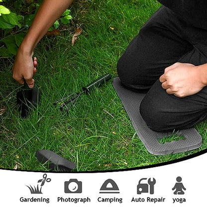 Riakrum 20 Pcs Garden Kneeling Pad Garden Knee Pad Thick Foam Knee Mat Waterproof Cushion for Kneeling Multi Functional and Church Kneeler for Praying, Baby Bath, Yoga, 15.4 x 6.7 Inch (Gray) - color: Gray