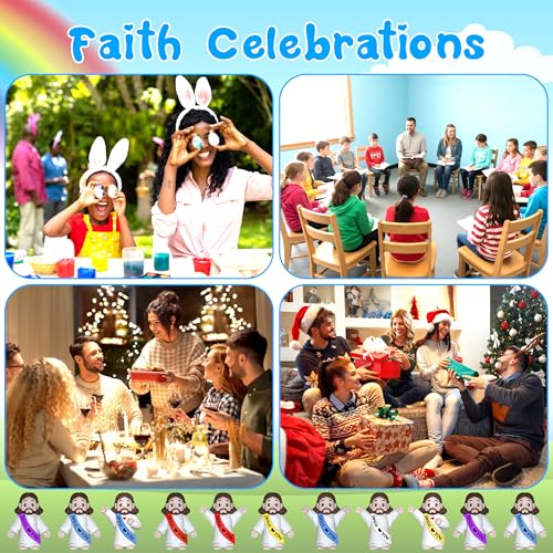 200 Pcs Little Jesus Figures, Mini Jesus Figurines Tiny Statues - color: Multicolor(200pcs), size: 1.4Inch(200pcs)