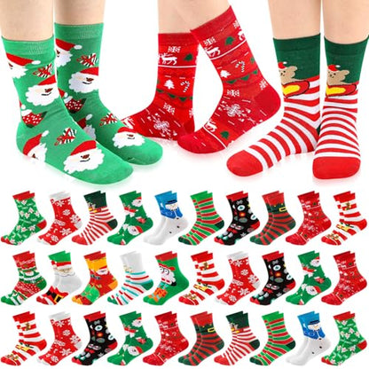 Geyoga 30 Pairs American Flags Cotton Socks for Men Women 4th of July Patriotic 250th Anniversary Stars USA Socks Bulk