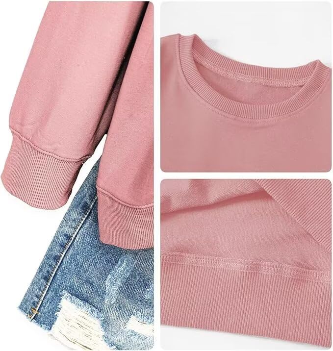 Choose Joy Sweatshirt Women Christian Be Kind Positive Crewneck Sweater Top - color: 1-rose Red, size: Large