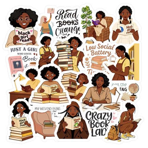 100 Pcs Vision Board Supplies Stickers, Hand Drawn Waterproof Planner Stickers for Journals Laptops Water Bottles, Prayer Board Supplies,Scrapbooking Accessories Gifts for Women Teens - color: Yellow Black