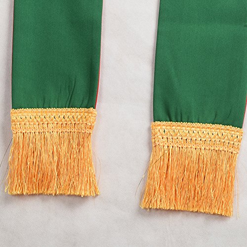 BLESSUME Church Clergy Pastor Reversible Stole - color: Red and Green 2