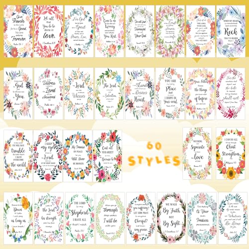 Estune 240 Pcs Bible Verse Cards bulk with Full Scripture, Fresh Style - style: Fresh Style