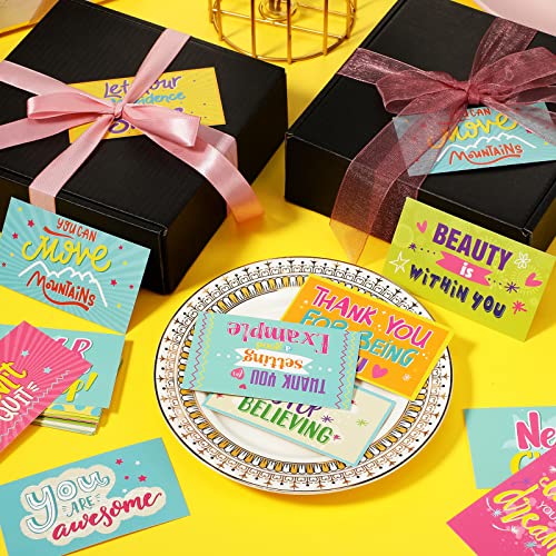 Outus 120 Pcs Motivational Encouragement Inspirational Card Boho Rainbow - style: Fresh Style