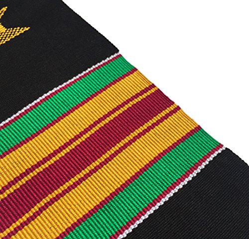 Ready to Customize Authentic Handwoven Kente Cloth Graduation Stole