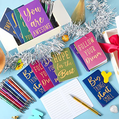 Funrous 32 Pcs Mini Notebooks with Pens Adults Party Favors, Simple - style: Minimalist
