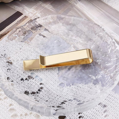 Novelty Mens Tie Clip for Wedding Graduation Gift for Him Son Grandson Birthday Christmas Gift Tie Clips for Dentist Pilot - style: man of god-gold