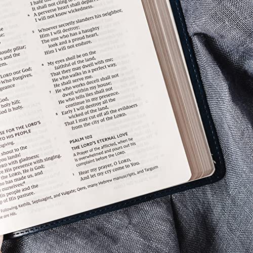 NKJV, Value Thinline Bible, Large Print, Charcoal Leathersoft, Red Letter, Comfort Print: Holy Bible, New King James Version