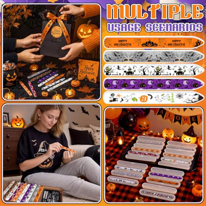 10 Pcs Halloween Glass Nail Files Gifts with Case Halloween Gifts Bulk - style: Ghost