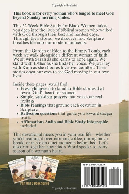 The 52-Week Bible Study Workbook for Black Women: A Year of Inspiring Scriptures Based on The Women of The Bible to Deepen Your Faith in God - 365 ... Gift Books) (Christian Books For Black Women)