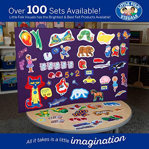Little Folk Visuals Beginners Bible: Daniel Precut Felt Pieces, 16 Pieces Set